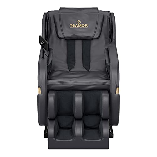Lushf Teamor Full-Body Shiatsu Massage Chair - Retro Classic Recliner Massager With Airbag Heating Foot Roller For Home And Office, Zero Gravity Space Capsule Reclining Relax Massage Chair In Black #TOP7