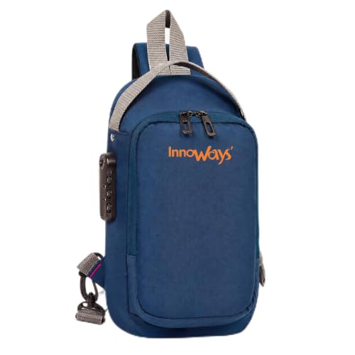 InnoWays Unisex Crossbody Sling Bag for Men & Women | Lightweight Travel Shoulder Bag with Adjustable Strap | Compact, Durable & Stylish Everyday Carry Bag for Daily Use, Office, Travel