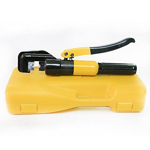 Foto von Spotaxe Hydraulisches 6-Tonnen-Crimpwerkzeug, Batteriekabel-Crimpwerkzeug, robust genug, um die meisten Kabel zu crimpen, mit 7 Paar Matrizensätzen