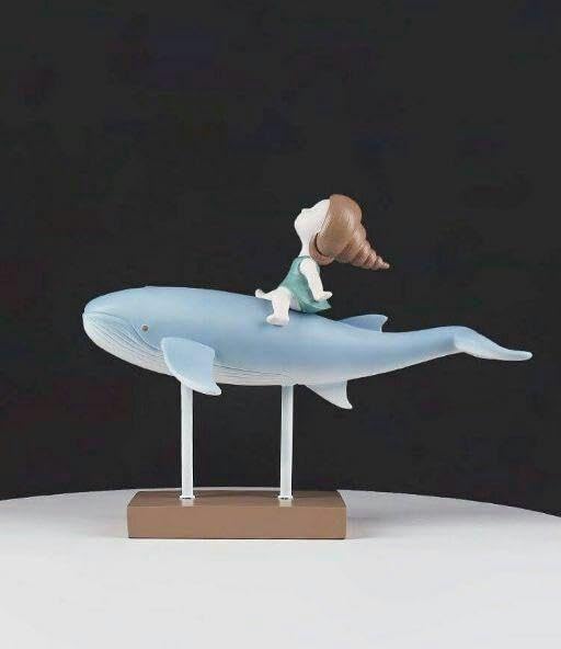 Amazon.co.jp: クリエーターズクラブ クジラに乗って泳ぐ嬢 : おもちゃ