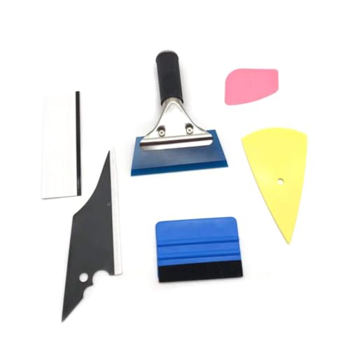 Ciieeo 6 1 Color-Changing Film Tool Set Tool Kits Tools Scraper Car Kit Car Film Tool Squeegee Cutter Auto Window Tint Tool Car Wrap Vinyl Film Tool