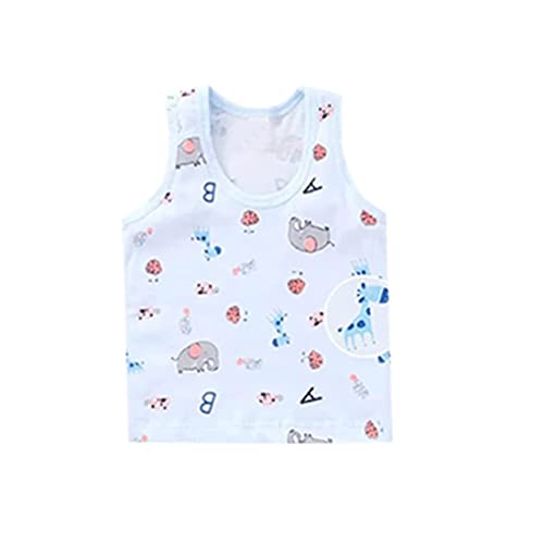 Image of KIKE Newborn Baby Printed Sleeveless Regular Fit Vest for Kids Pack of 3