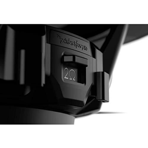 Image of Rockford Fosgate M1D4-8B Color Optix 8 inch DVC 4-Ohm Multicolor LED Lighted Marine Subwoofer - Black