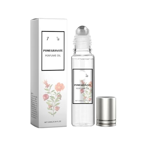 TS TAC-SKY Women's Pomegranate Roll-On Pheromone Perfume - Natural Long-Lasting Fresh Floral Fruity Scent For All-Day Charm & Skin Nourishment(3PCS)