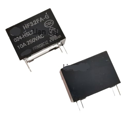 Componente relé HF32FA-G-024-HSL2 24VDC con 4 pines para proyectos de electrónica estable 2