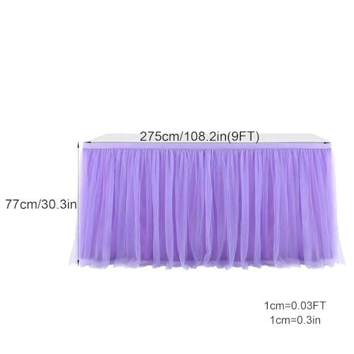 Jupe de table en tulle rigide lavable pour tables de réception - 8