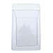 5 Pack - Heavy Duty Pocket Protector with Vertical ID Badge Holder - Clear Plastic Shirt/Lab Coat Pocket Pouch Organizer for Pens, Pencils, Small Tools, Name Tags and More by Specialist ID