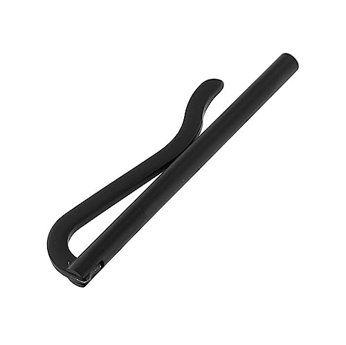 B8913 PVD Black Matte, Spring Bar Money Clip, Solid Brass-LL3