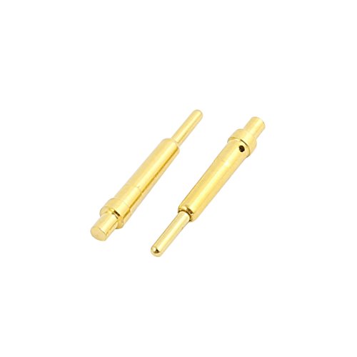 Aexit 2Pcs P206 Testers 14mm Lenght Spring Loaded Contact Testing Test High Current Multi Testers Probe Terminal