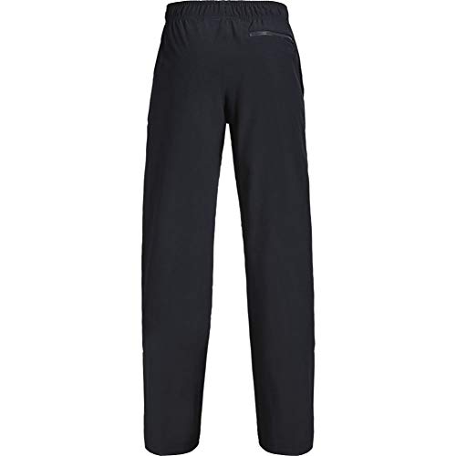 image for Under Armour Boys' Hockey Warm Up Pants , Black (001)/White , Youth La