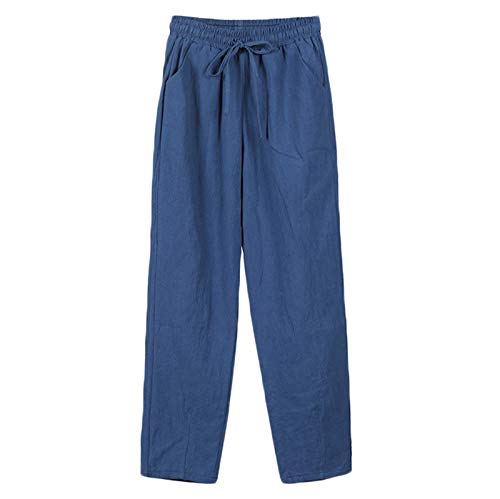 Andongnywell womens casual cotton linen straight leg pants loose …