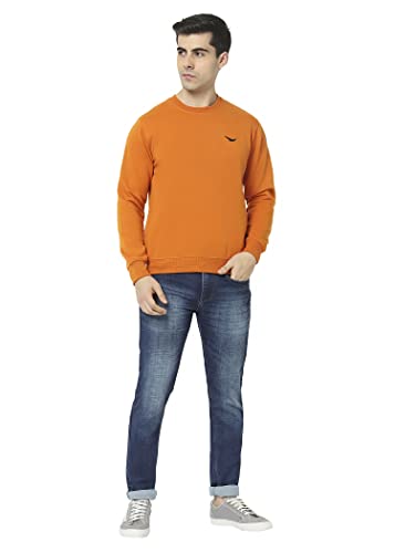 Image of HiFlyers Men's Cotton Blend Casual Crew Neck Sweatshirt