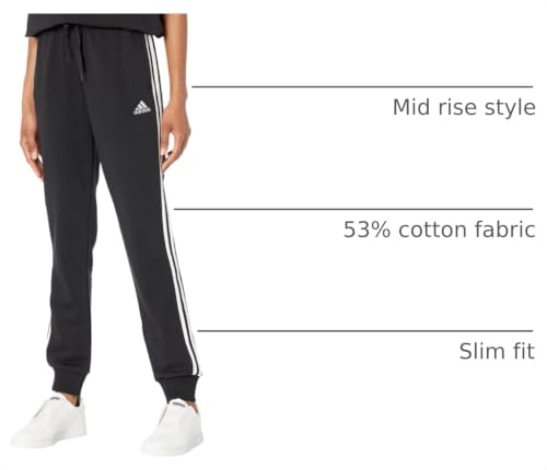 Image of adidas 3-Stripes French Terry Cropped Pants