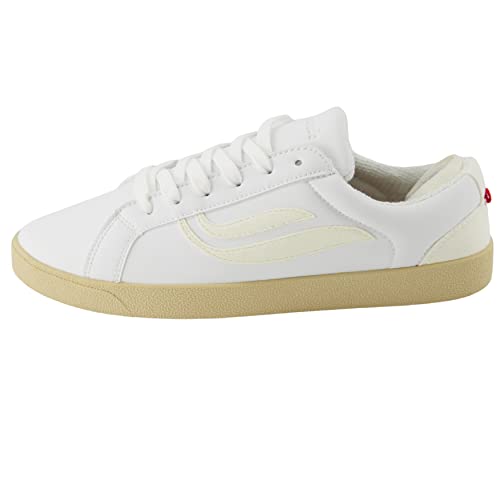 GENESIS Damen G-hela Vegan Tennisschuhe Sneaker Weiß 39 EU
