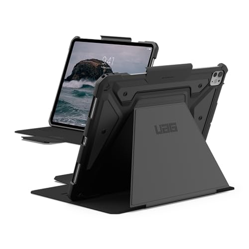 Image of Urban Armor Gear UAG iPad Pro 13 inch Case, Metropolis SE Rugged Protection Case /Cover Designed for iPad Pro 13 inch Case (8th /7th Gen, M5 /M4) (A3360, A3361, A3362) Adjustable Stand and Pencil Holder - Black