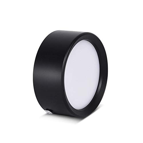Downlight Ultrafino Led 12W Lámpara de Techo Lámpara Individual Foco Lámpara de Techo Entrada Pasillo Luces de Pasillo Montadas 10Cm Luz Cálida Integrada, Luz Blanca Cálida, a