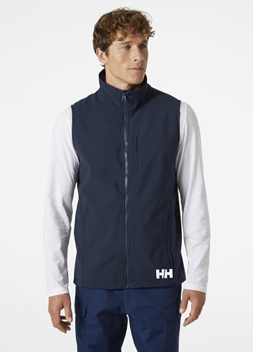 Image of Helly Hansen Paramount Softshell Vest - Men's Fleece Lined, Breathable, Water & Wind Resistant, Lightweight Hiking Outerwear