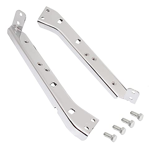 Soporte de barra para alforjas cromado para Harley miniatura 1