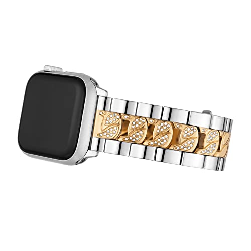 Michael Kors Women's 38/40Mm Two-Tone Stainless Steel Band For Apple Watch®, Mks8019 #TOP3