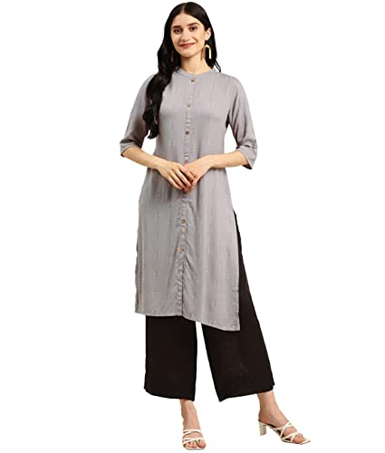 Image of rangita Rayon Women's A-Line Straight Kurta