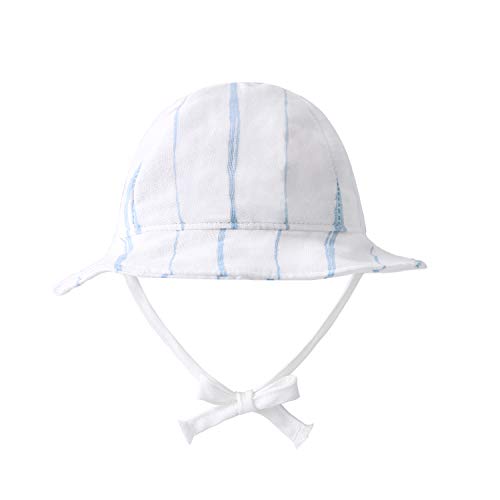 Image of pureborn Baby Toddler Bucket Hat for Infant Boys Girls Kids Breathable Sun Hat with Chin Strap
