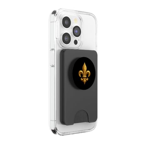 Cartera MagSafe Flor de lis medieval para pagar cómodamente sin llevar bolso 4