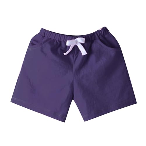 Toddler Baby Boy Shorts Drawstring Elastic Waist Pull On Jogger Shorts Cotton Girls Summer Casual Cargo Pants Solid2