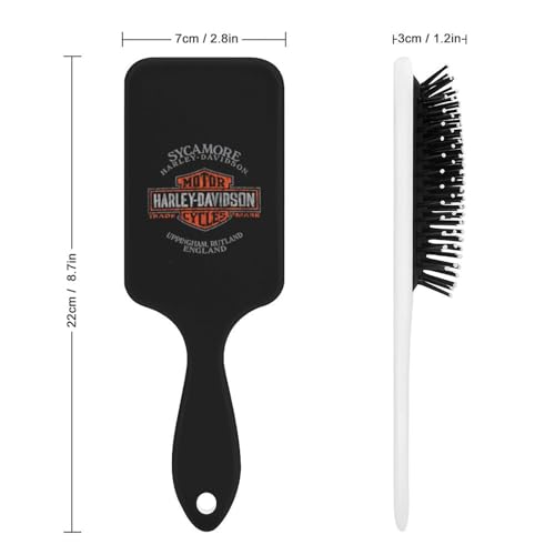 ハ-レ-バイク パドルブラシ ヘアブラシ くし 絡まない 頭皮マッサージ おしゃれ レディース メンズ 兼用 マッサージブラシ ツヤ サラサラ 頭皮ケア キャラクター 人気 かわいい 便利 人気