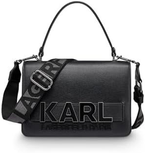 KARL LAGERFELD womens Simone Logo Satchel Crossbdoy