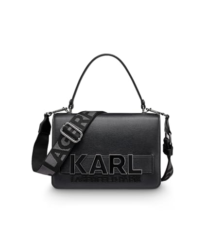 Image of KARL LAGERFELD Women's Simone Satchel Crossbody With Charms