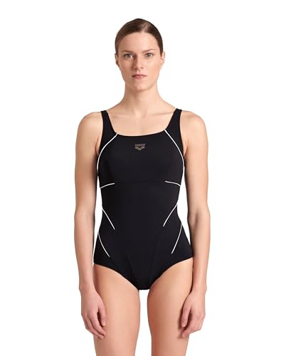Arena Jewel Low R Costume Intero Donna Coppa C, Costume da Bagno Modellante Bodylift, Tecnologia Power Mesh, Tessuto Arena Sensitive Fabrics Resistente al Cloro