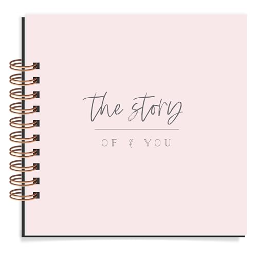 "The Story of You" Baby Memory Book for Baby's First Year - Record Baby Girl or Boy's First Year in this Baby Photo Journal Scrapbook Album