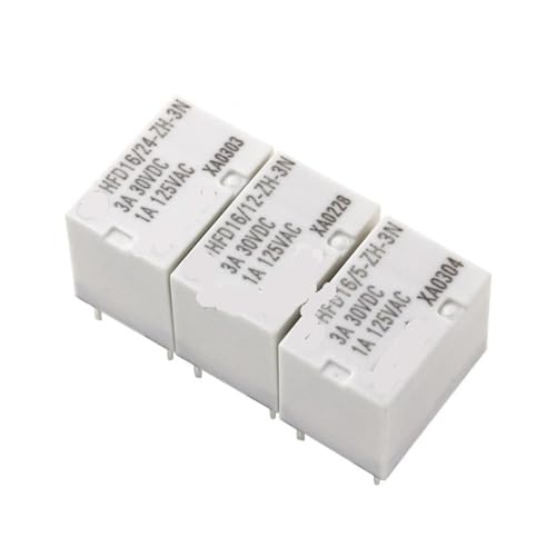 Relais HFD16 24 ZH 3N miniature 6 broches pour circuit imprimé