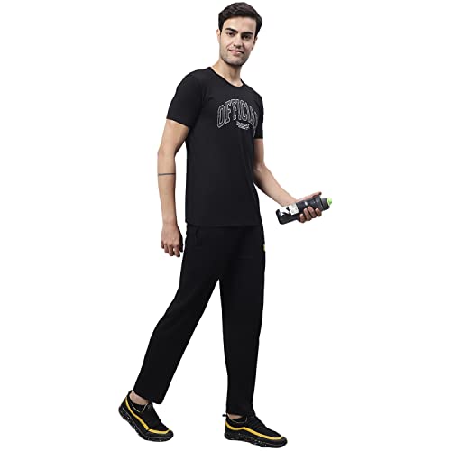Image of Mack Jonney Printed Co-ord Set Tracksuit For Men (Pack of 2)-T PRT 23 WHT 24 YLW D10 WHT YLW 04-P