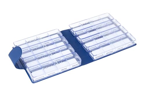 Pilulier 7 jours Kibodan Medimax boîte à médicaments 4 compartiments xl