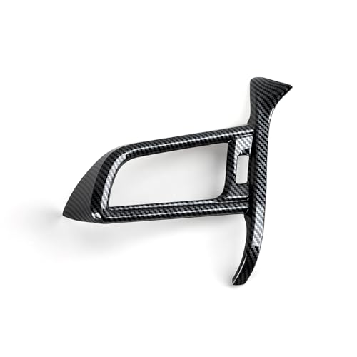 Image of Side Left Air Vent Outlet Cover Trim Frame Decal Carbon Color ABS Sticker Compatible with Toyota Camry XV70 2018 2019 2020 2021 2022 2023 2024 Accessories