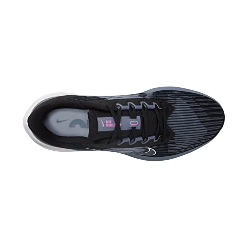 Nike Nike Air Winflo 9, Men's Sneaker, Black White Ashen Slate Pink Spell, 11 US
