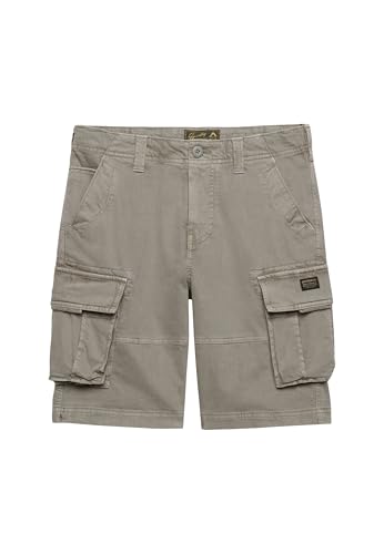 Superdry Core Cargo Short Pantalones, Light Khaki Green, 34W Unisex Adulto
