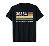 Das retro 36364 Bad Salzschlirf Outfit ist ein tolles Geschenk für alle Einwohner der Gemeinde im Kreis Fulda in Hessen.