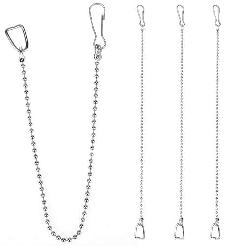 Toilet Flapper Chain 9.8inch 3PCS Stainless Steel Universal Toilet Bowl Chain Replacement With Hook and Ring Toilet Handle Beaded Chain for Most Toilet Flappers Toilet Flapper Lift Chain Replacement