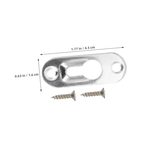 Image of ARTIBETTER Invisible Picture Frame Back Panel Hanger Clips Durable Frame Hooks for Photos Artwork and Posters Compatibility Easy to Install Clips Screws Included
