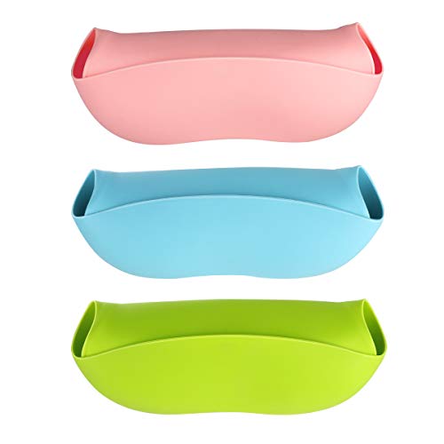 3 Pack Silicone Baby Bib For Babies & Toddlers (6-72 Months), Waterproof, Bpa Free, Green Pink And Blue, Easy Wipe Clean #TOP1