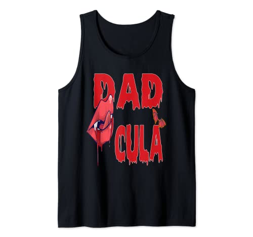 Divertido papá vampiro Halloween disfraz de papá Ula para hombres Camiseta sin Mangas