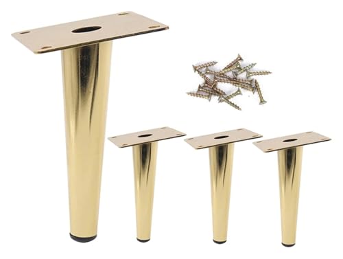 Pieds de meuble noirs en métal de 20 cm pour sublimer le design de votre table basse de salon