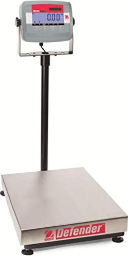 Balanzas de plataforma, Ohaus Defender 3000 D31P150BX estándar hasta 150 kg - 20 g exactamente 650x500mm no verificables