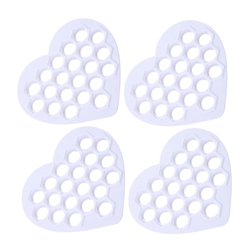 OFFSCH 4pcs Dumpling Press Italian Multi-hole Dumpling Moulds for Household Use
