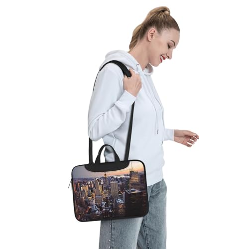 Maletín portátil unisex negro de 15.6 pulgadas miniatura 7
