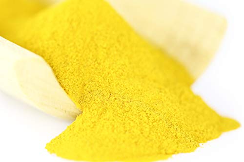 Curcuma gemahlen, Kurkuma, Kurkumawurzel Pulver, indisches Gewürz für Curry & Geflügel, Pulver mit Curcumin für goldene Milch und goldene Paste, Curcuma Latte, Gelbwurz, Haldi, Turmeric, 30g