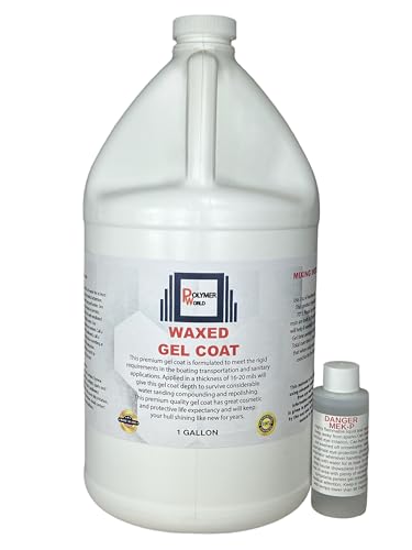 Polymer World 1 Gallon White Gelcoat with Wax