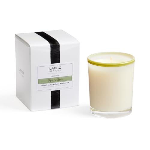 Wood Votive Candle in Reusable Glass
